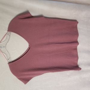 Green Envelope-Rose Blouse- Size Medium